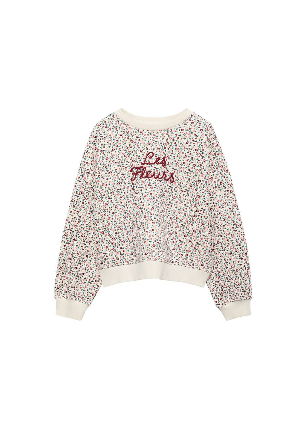 MANGO FLEURS 77007706-92 MANGO KIDS GIRL SWEATSHIRT