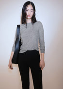 MANGO POINTE 77008270-94 MANGO WOMEN T-SHIRT LONG SLEEVE-1