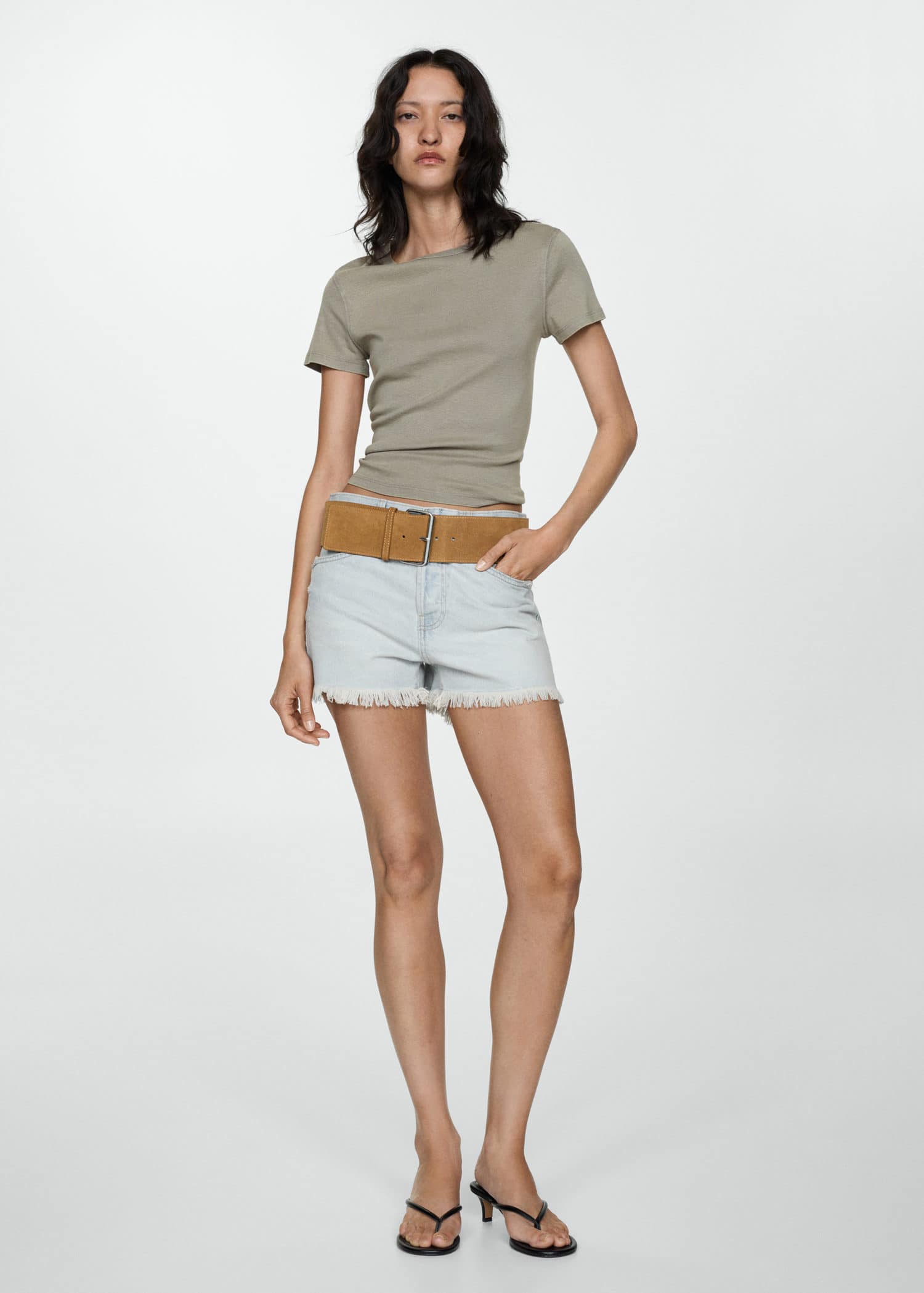 MANGO ELENA 77010285-TC MANGO WOMEN SHORT