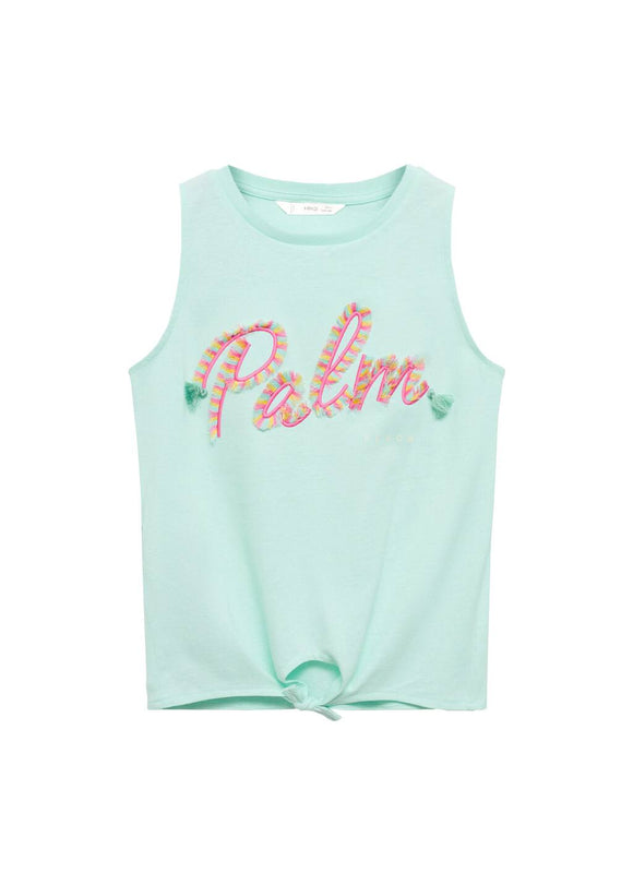 MANGO PALM 77010357-45 MANGO KIDS GIRL T-SHIRT SHORT SLEEVE