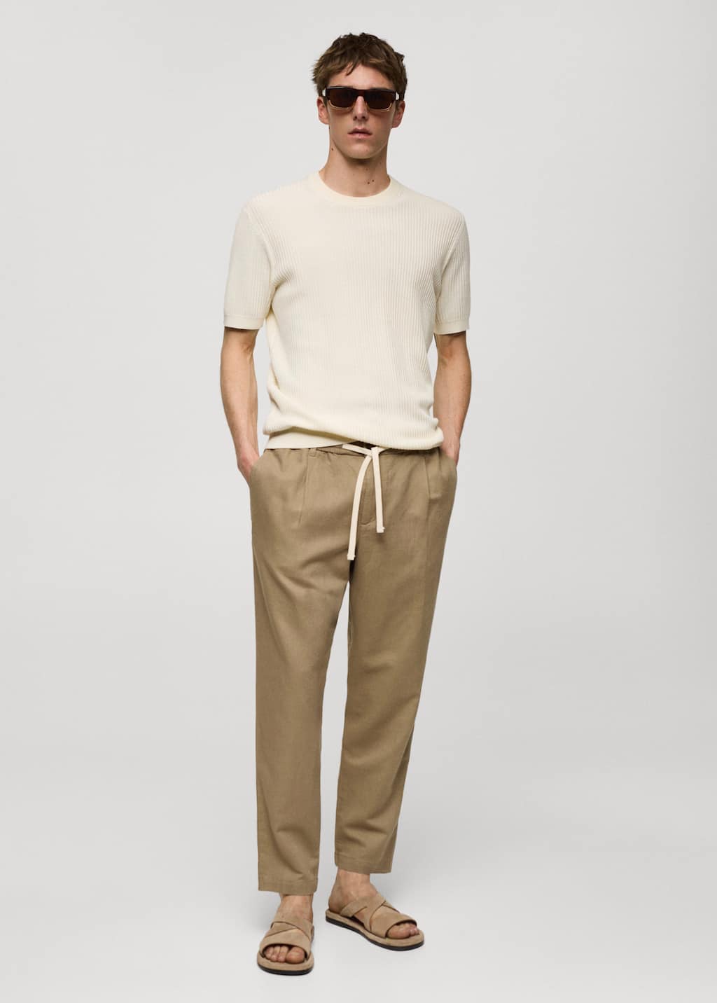 MANGO ROMELINO 77010569-38 MANGO MAN TROUSERS