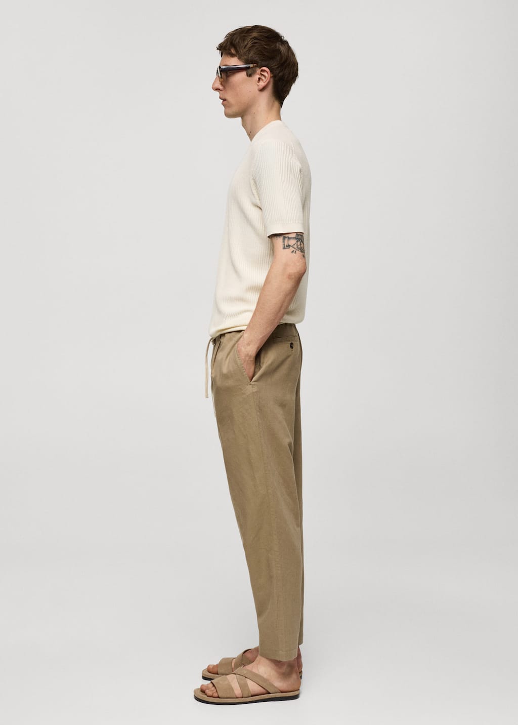 MANGO ROMELINO 77010569-38 MANGO MAN TROUSERS