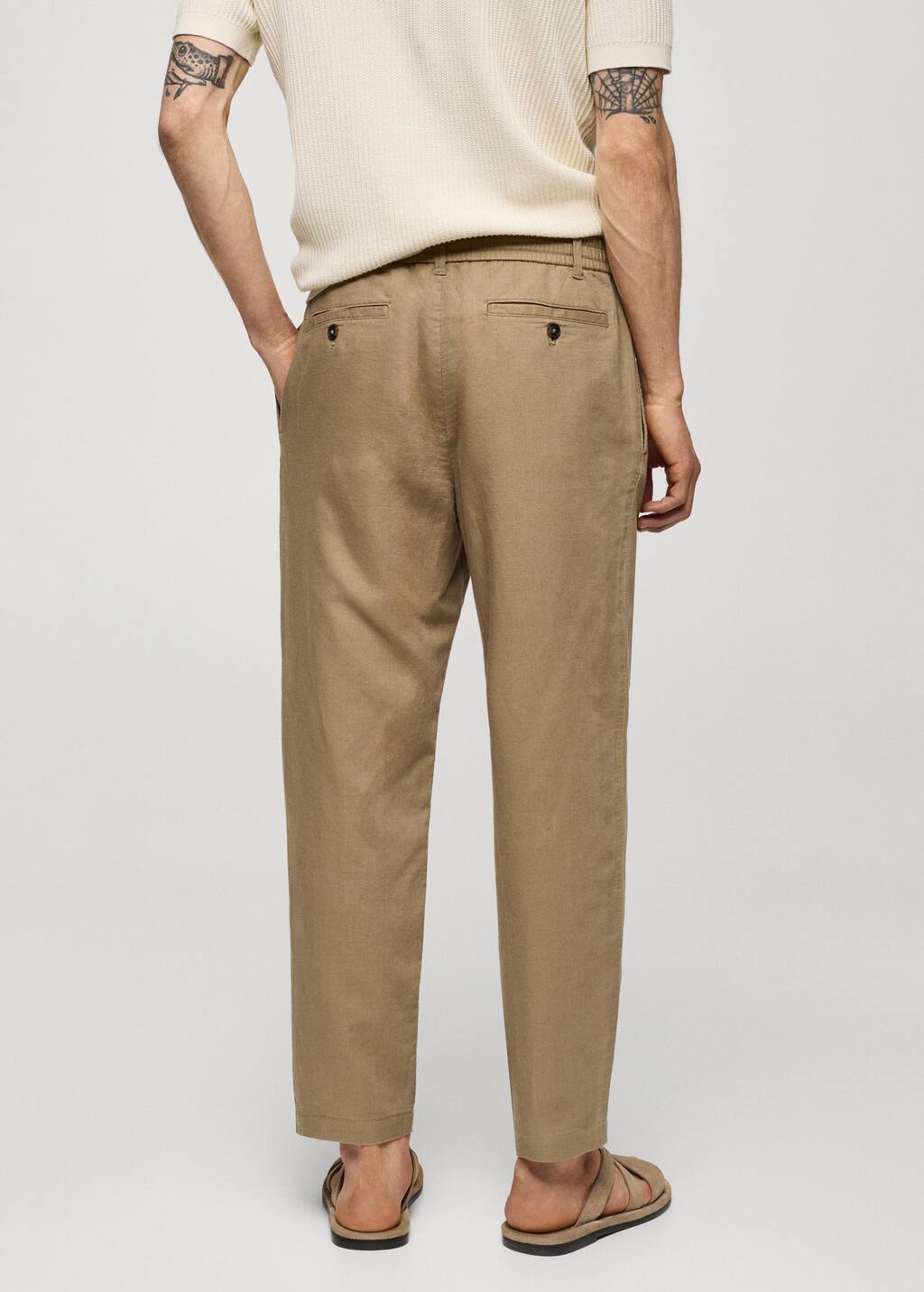 MANGO ROMELINO 77010569-38 MANGO MAN TROUSERS