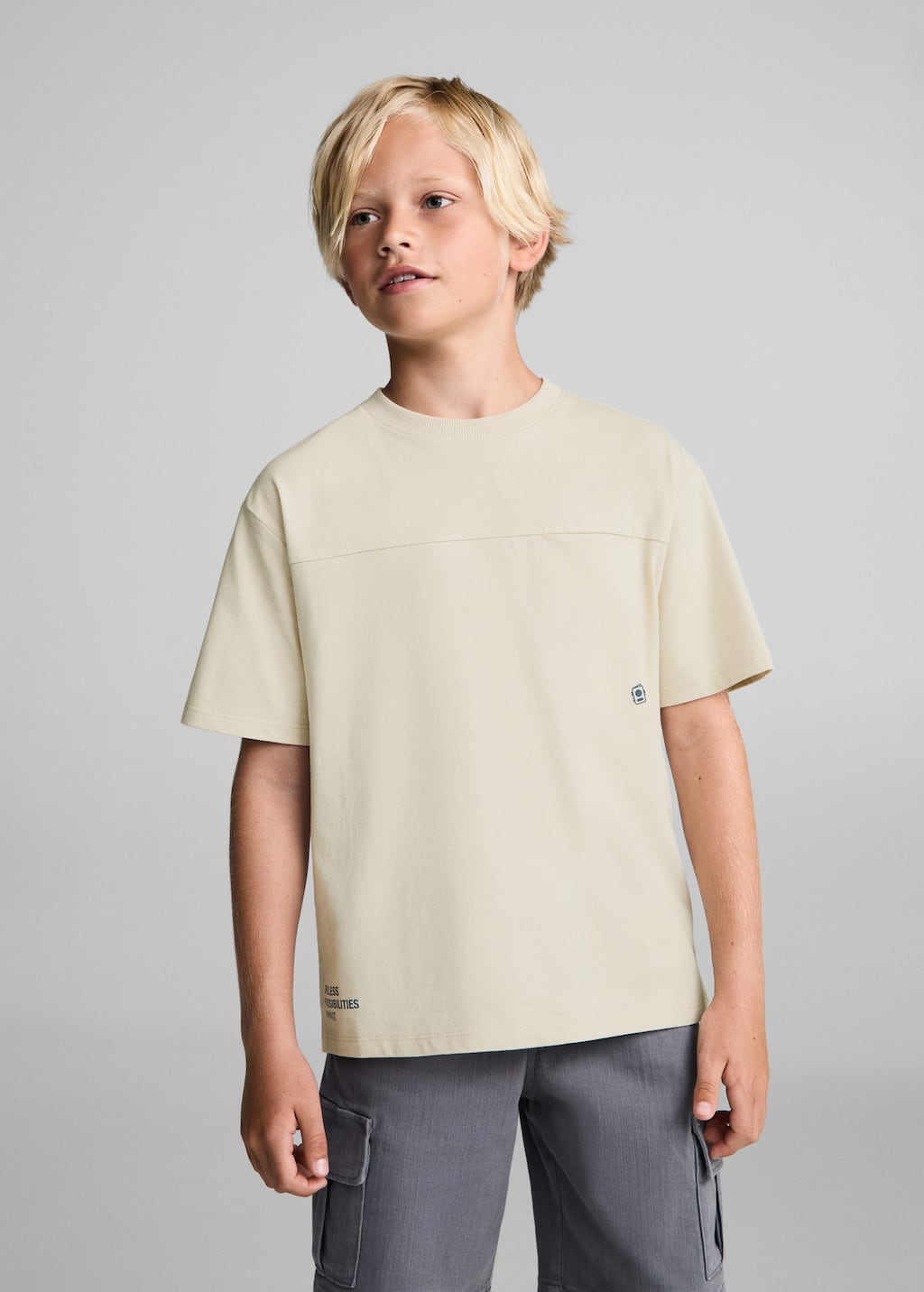 MANGO PASSPORT 77012922-07 MANGO KIDS BOY T-SHIRT SHORT SLEEVE