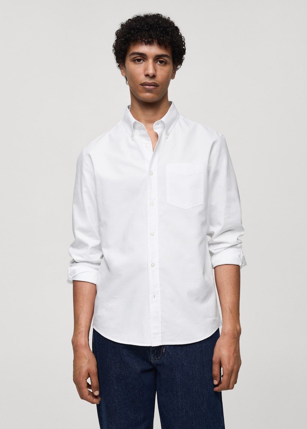 MANGO OXFORD 77014442-01 MANGO MAN SHIRT LONG SLEEVE