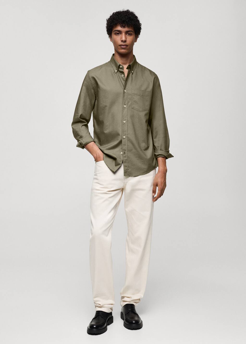 MANGO OXFORD 77014442-37 MANGO MAN SHIRT LONG SLEEVE