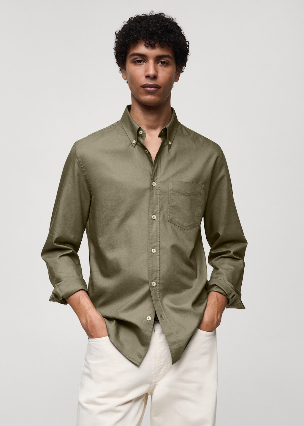 MANGO OXFORD 77014442-37 MANGO MAN SHIRT LONG SLEEVE