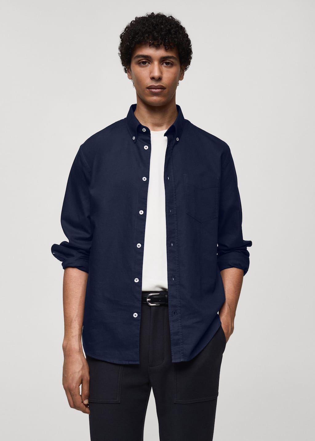 MANGO OXFORD 77014442-56 MANGO MAN SHIRT LONG SLEEVE