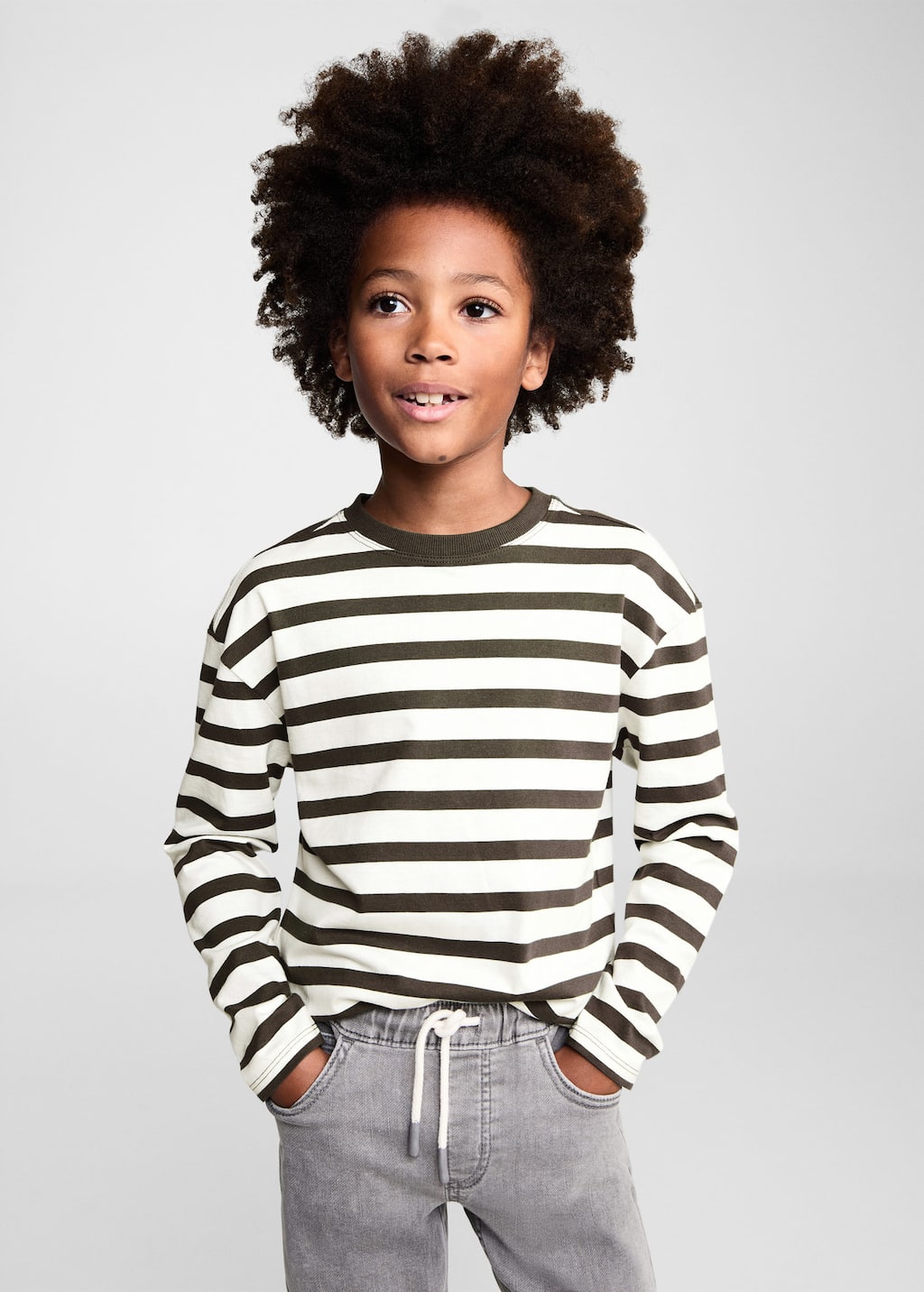 MANGO LUCKY 77014778-37 MANGO KIDS BOY T-SHIRT LONG SLEEVE