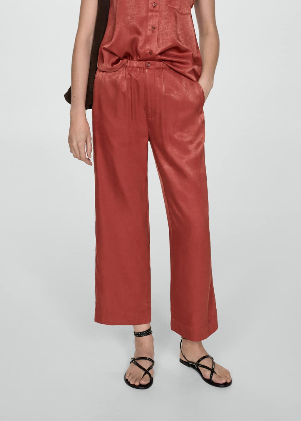 MANGO GAIA-W 77015982-70 MANGO WOMEN TROUSER