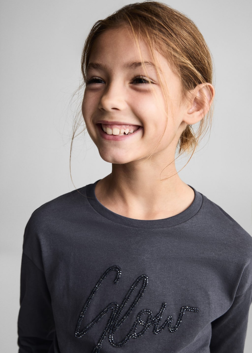 MANGO GLOW 77019237-59 MANGO KIDS GIRL T-SHIRT LONG SLEEVE