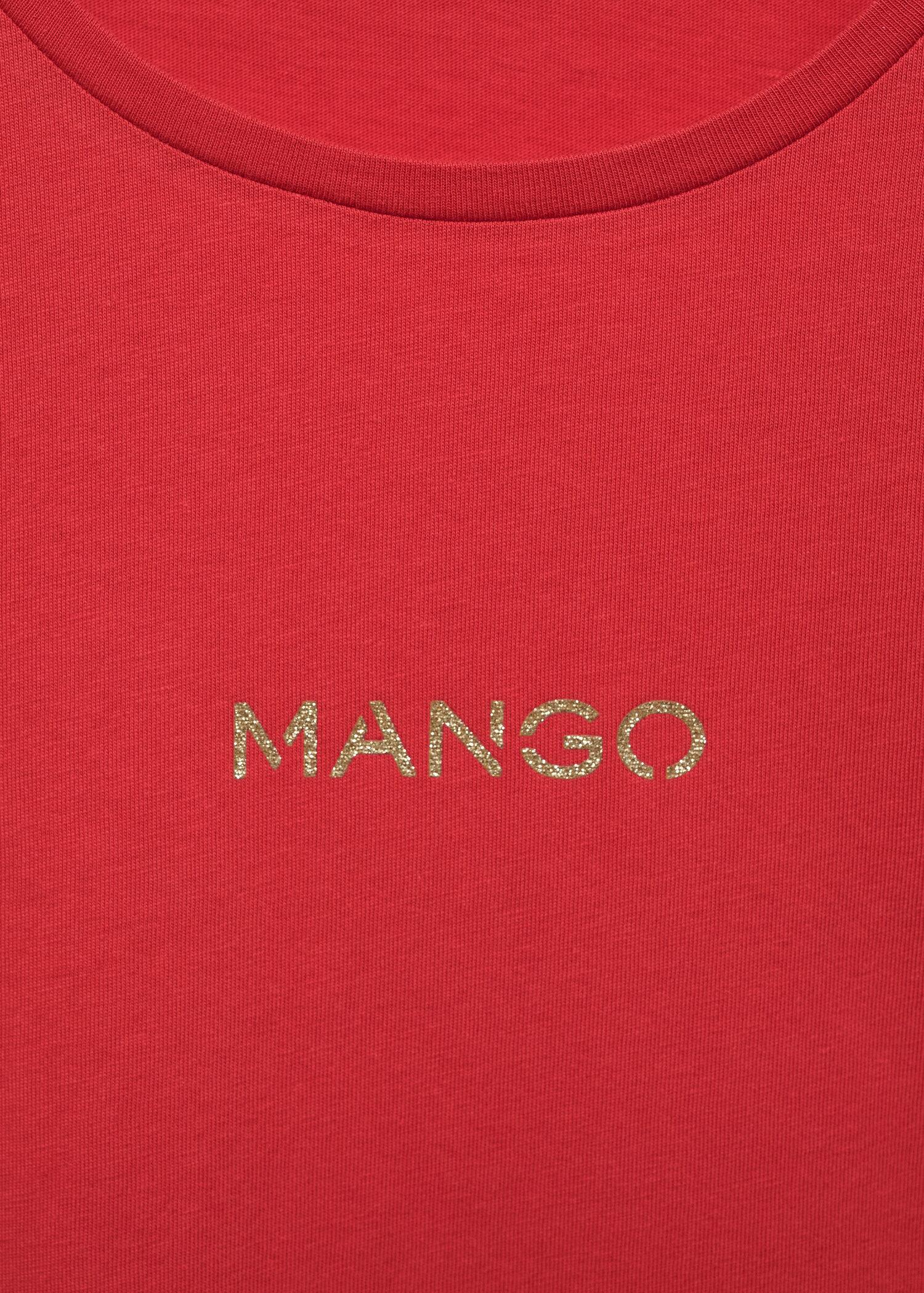 MANGO MANGOLOG-H 77020354-70 MANGO WOMEN T-SHIRT SHORT SLEEVE