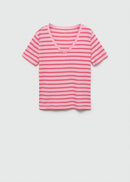 MANGO CHALAPI 77020582-85 MANGO WOMEN T-SHIRT SHORT SLEEVE-3