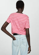 MANGO CHALAPI 77020582-85 MANGO WOMEN T-SHIRT SHORT SLEEVE-6