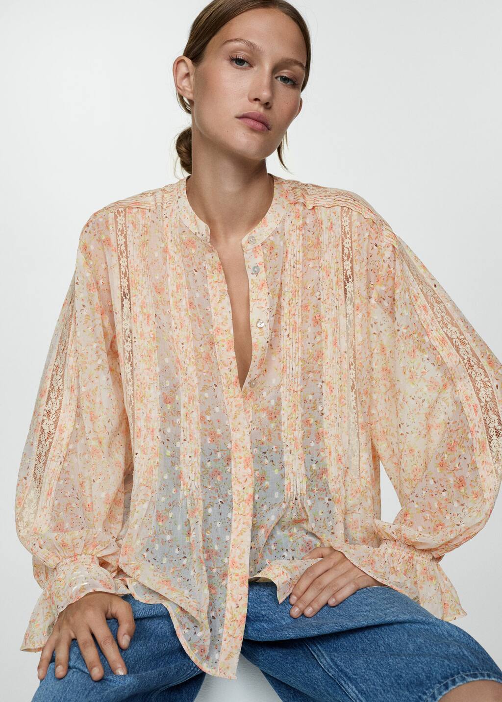 MANGO KISS 77024025-05 MANGO WOMEN BLOUSE