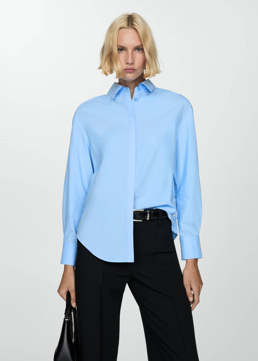 MANGO POPLIN-A 77024040-50 MANGO WOMEN SHIRT LONG SLEEVE