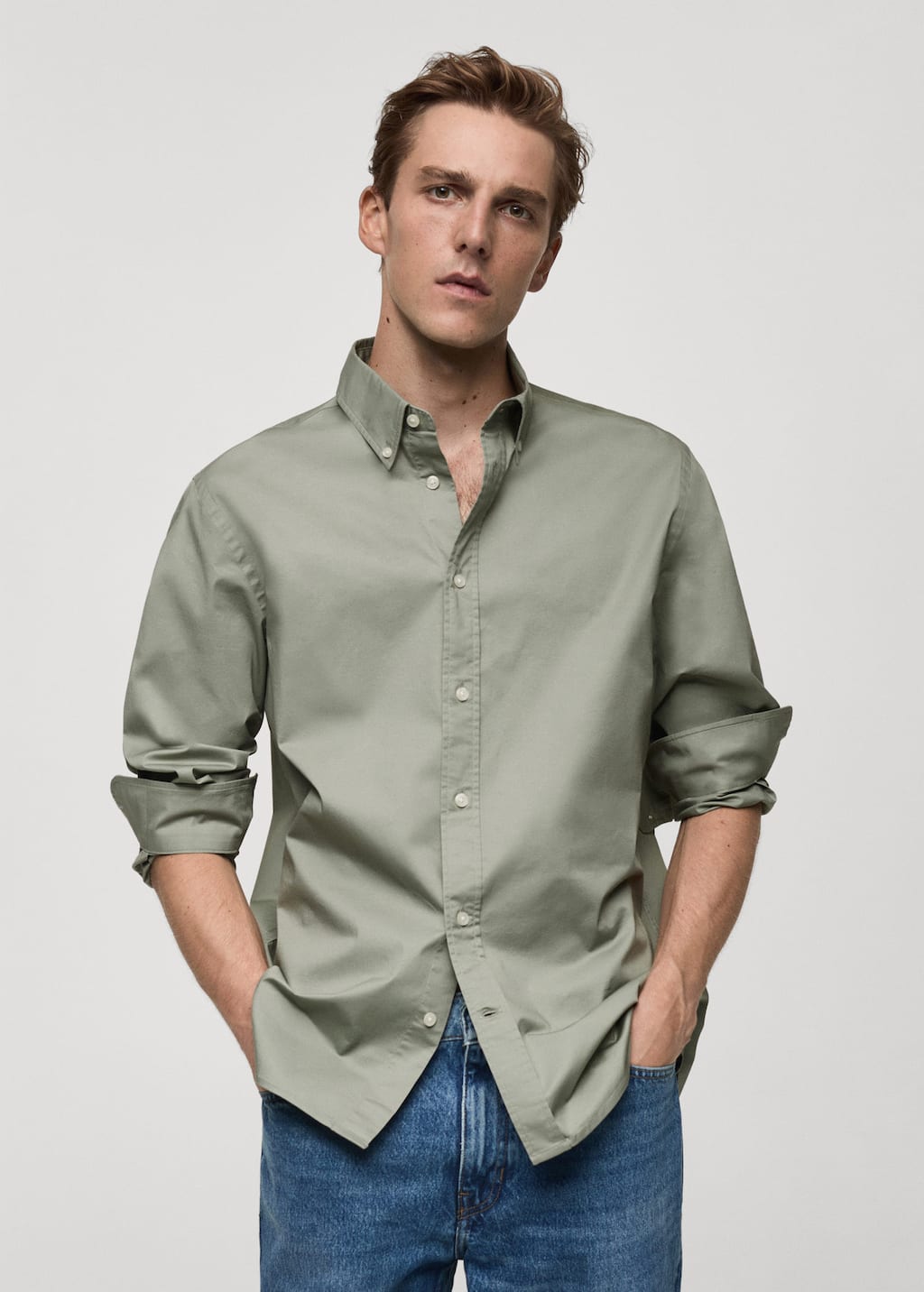 MANGO NIMES 77024452-37 MANGO MAN SHIRT LONG SLEEVE