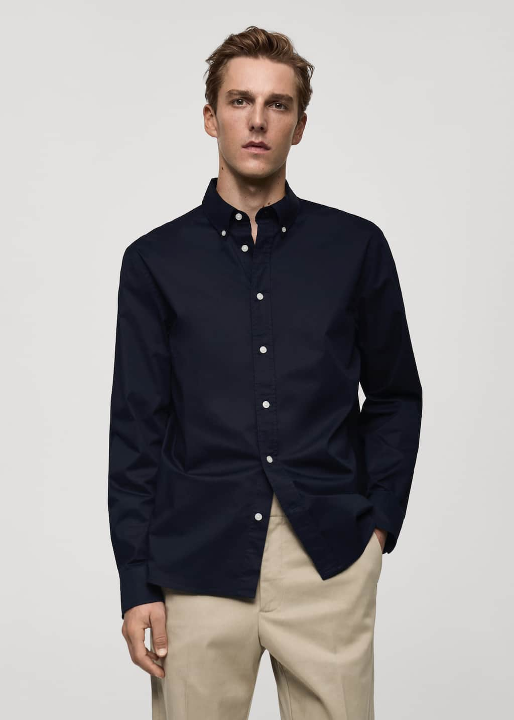 MANGO NIMES 77024452-56 MANGO MAN SHIRT LONG SLEEVE