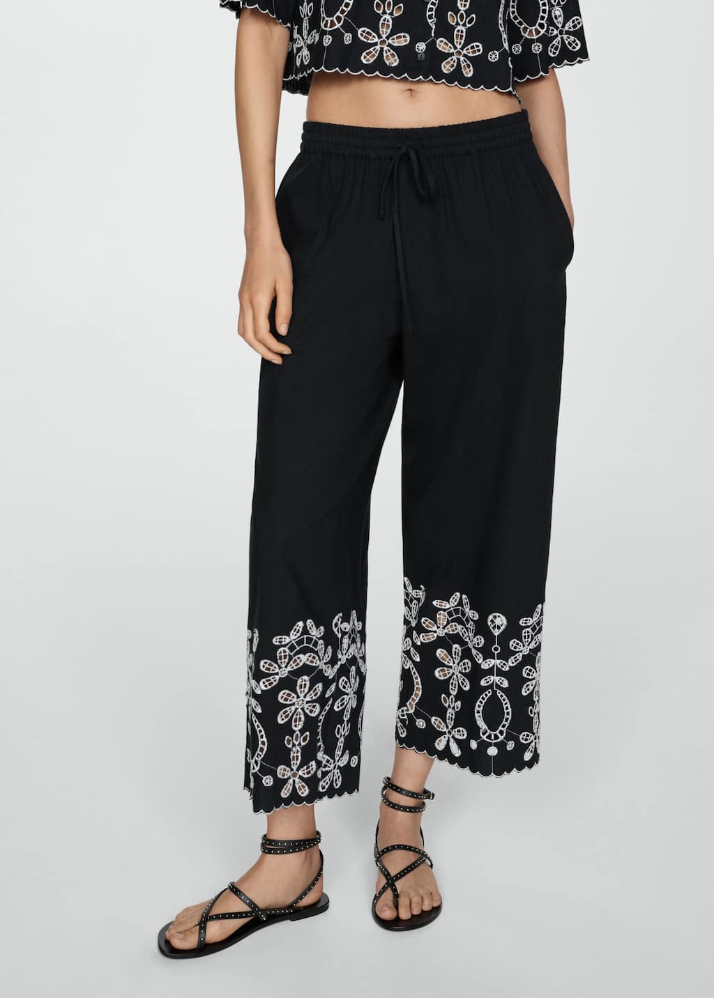 MANGO YAO-H 77025983-99 MANGO WOMEN TROUSER