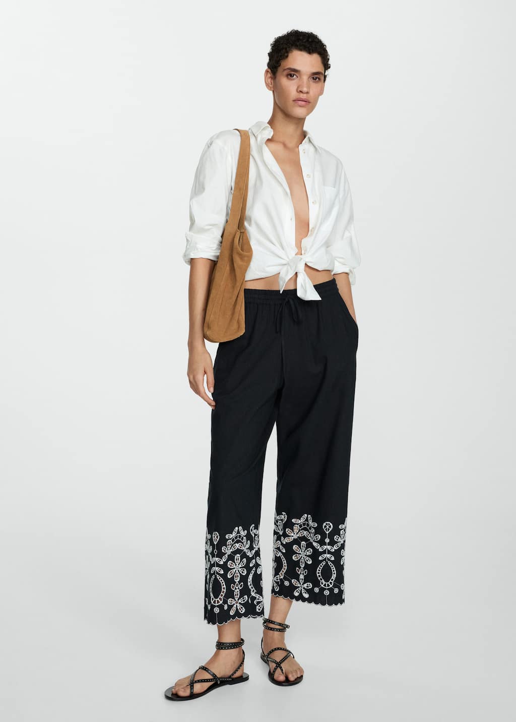 MANGO YAO-H 77025983-99 MANGO WOMEN TROUSER