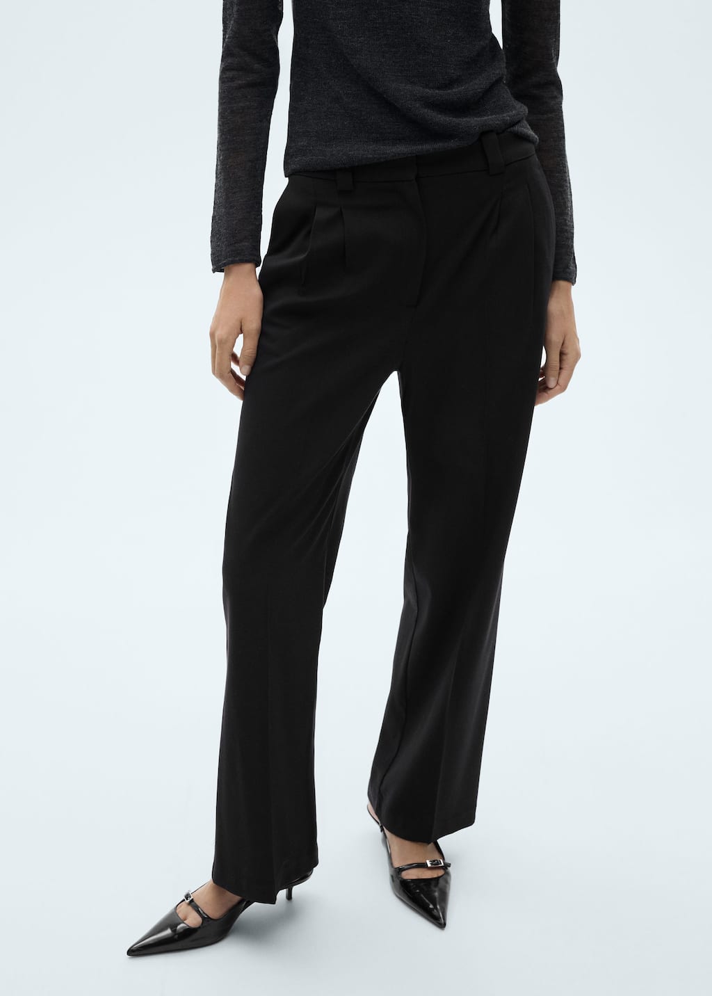 MANGO GRANADA-W 77027650-99 MANGO WOMEN TROUSER