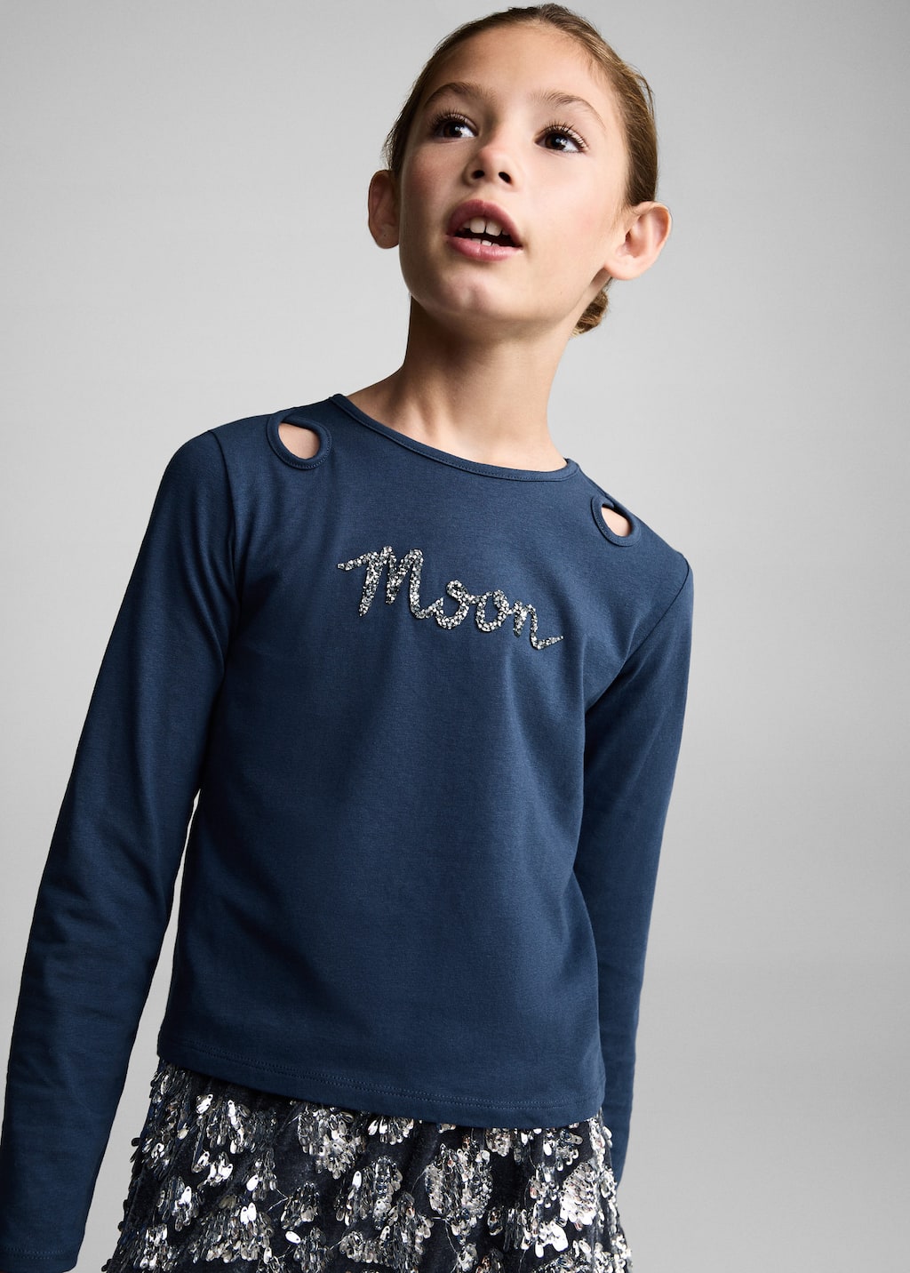 MANGO MOON 77029236-52 MANGO KIDS GIRL T-SHIRT LONG SLEEVE