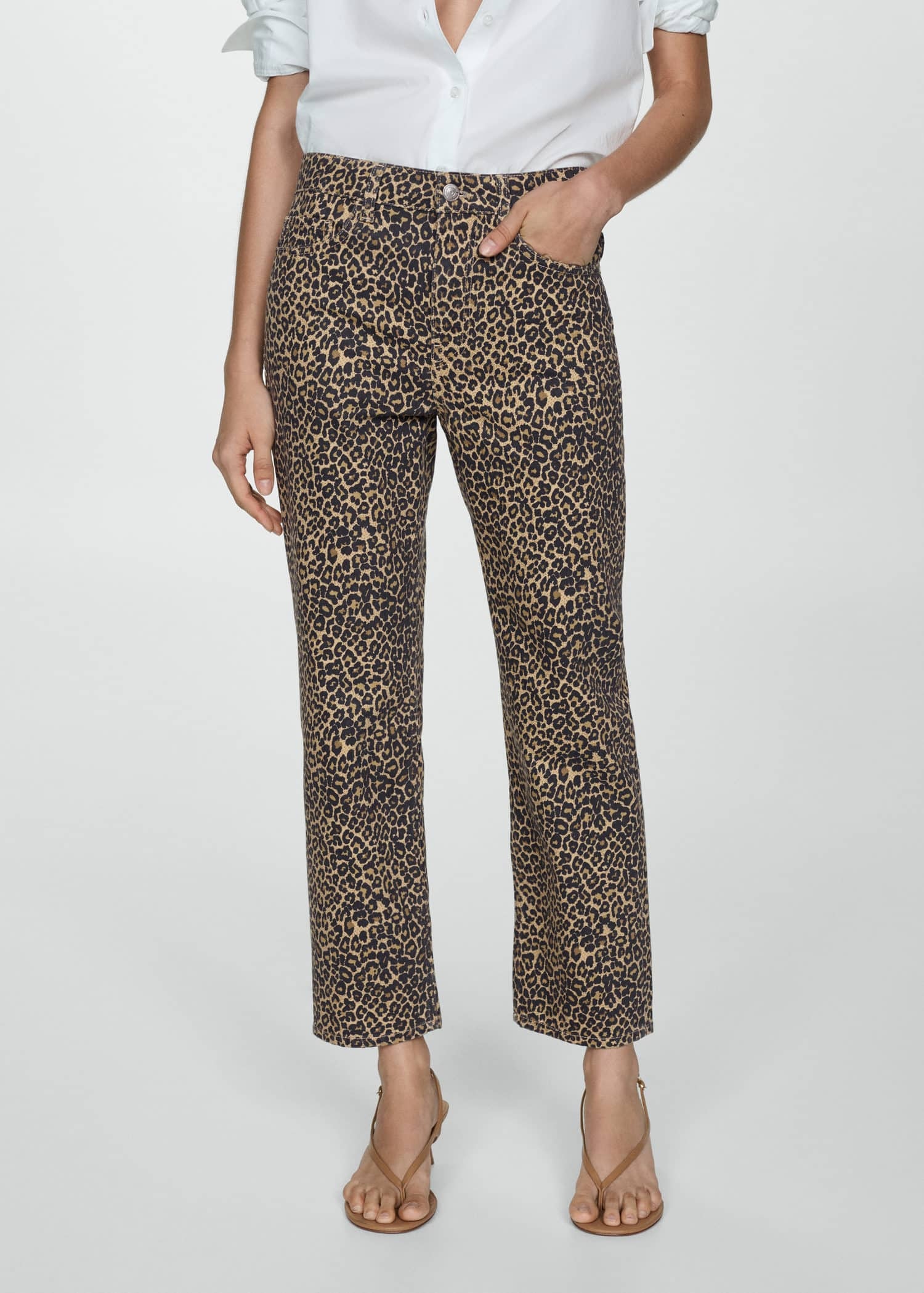 MANGO LEOPARD 77030388-30 MANGO WOMEN DENIM JEANS