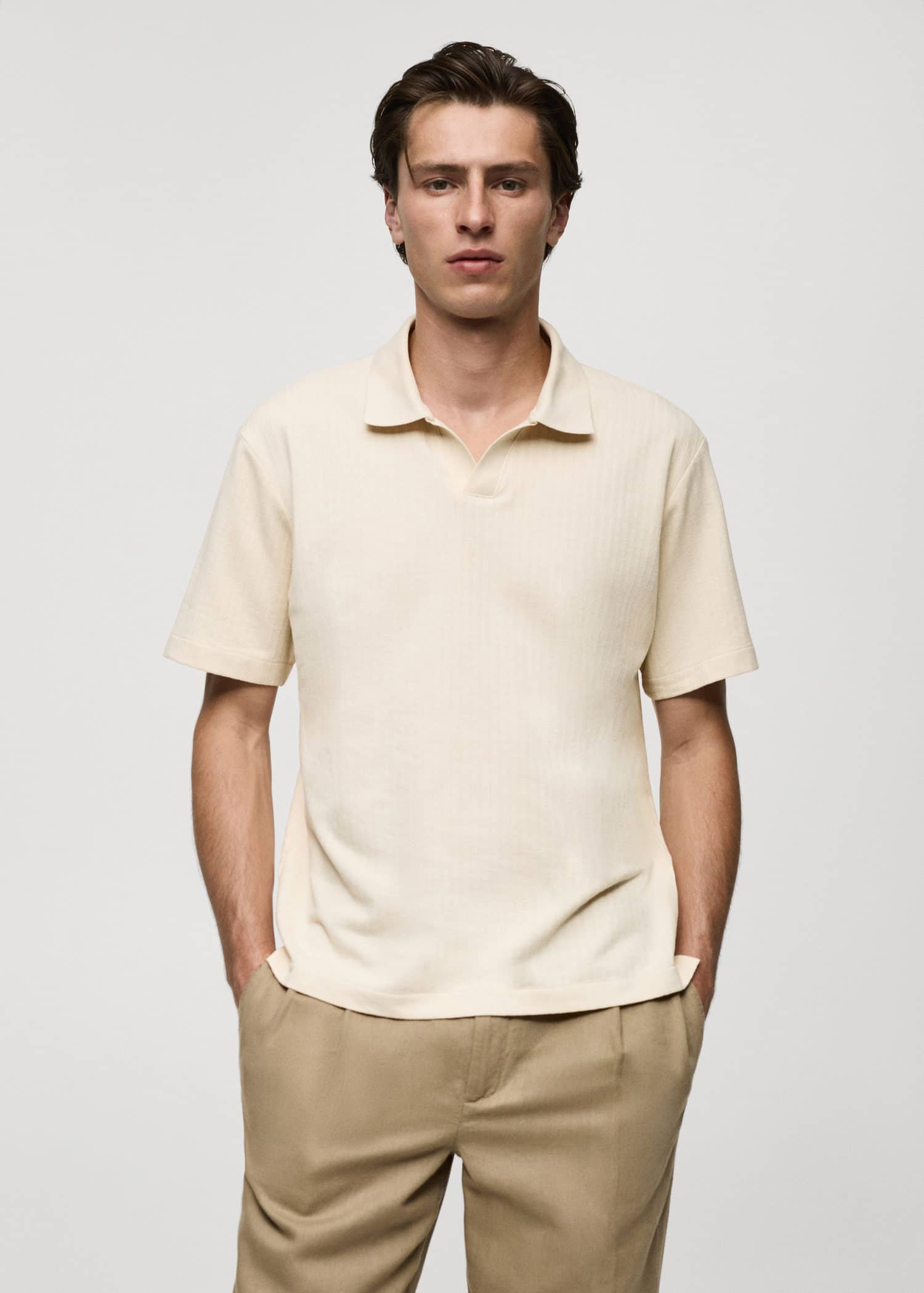 MANGO BLAI 77030608-01 MANGO MAN POLO SHIRT