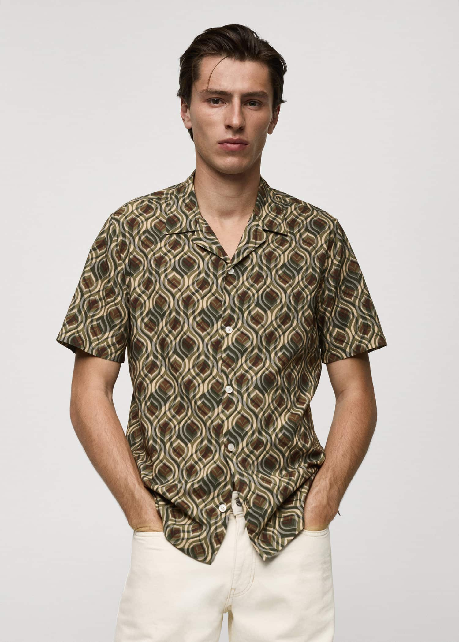 MANGO ARANI 77030623-37 MANGO MAN SHIRT SHORT SLEEVE