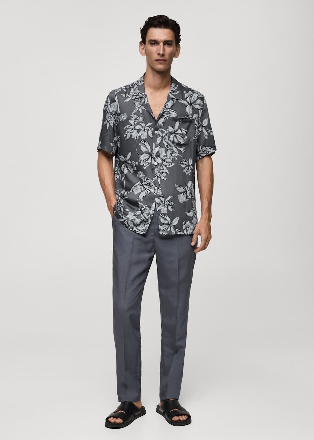 MANGO PESCARA 77032548-95 MANGO MAN SHIRT SHORT SLEEVE