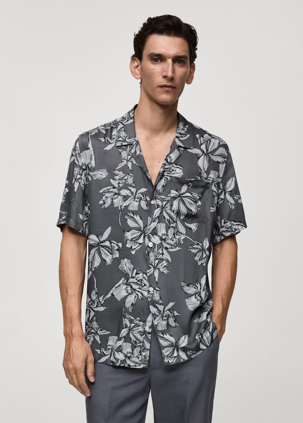 MANGO PESCARA 77032548-95 MANGO MAN SHIRT SHORT SLEEVE