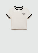 MANGO COFFEE 77034049-02 MANGO KIDS GIRL T-SHIRT SHORT SLEEVE-3