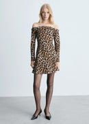 MANGO STARK 77035673-30 MANGO WOMEN DRESS KNEE LENGTH-2