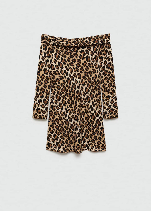 MANGO STARK 77035673-30 MANGO WOMEN DRESS KNEE LENGTH