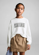 MANGO SHINE 77036735-02 MANGO KIDS GIRL T-SHIRT SHORT SLEEVE-1