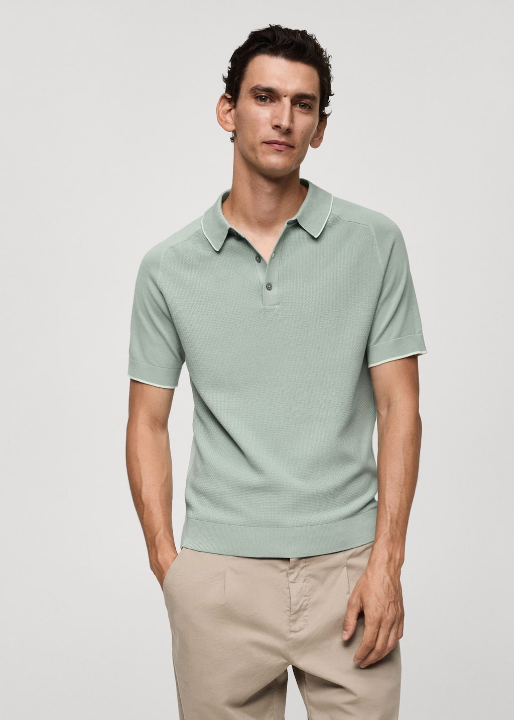 MANGO PUROH-H 77037699-45 MANGO MAN POLO SHIRT