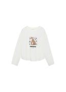 MANGO WONDERR 77037932-02 MANGO KIDS GIRL T-SHIRT LONG SLEEVE-4