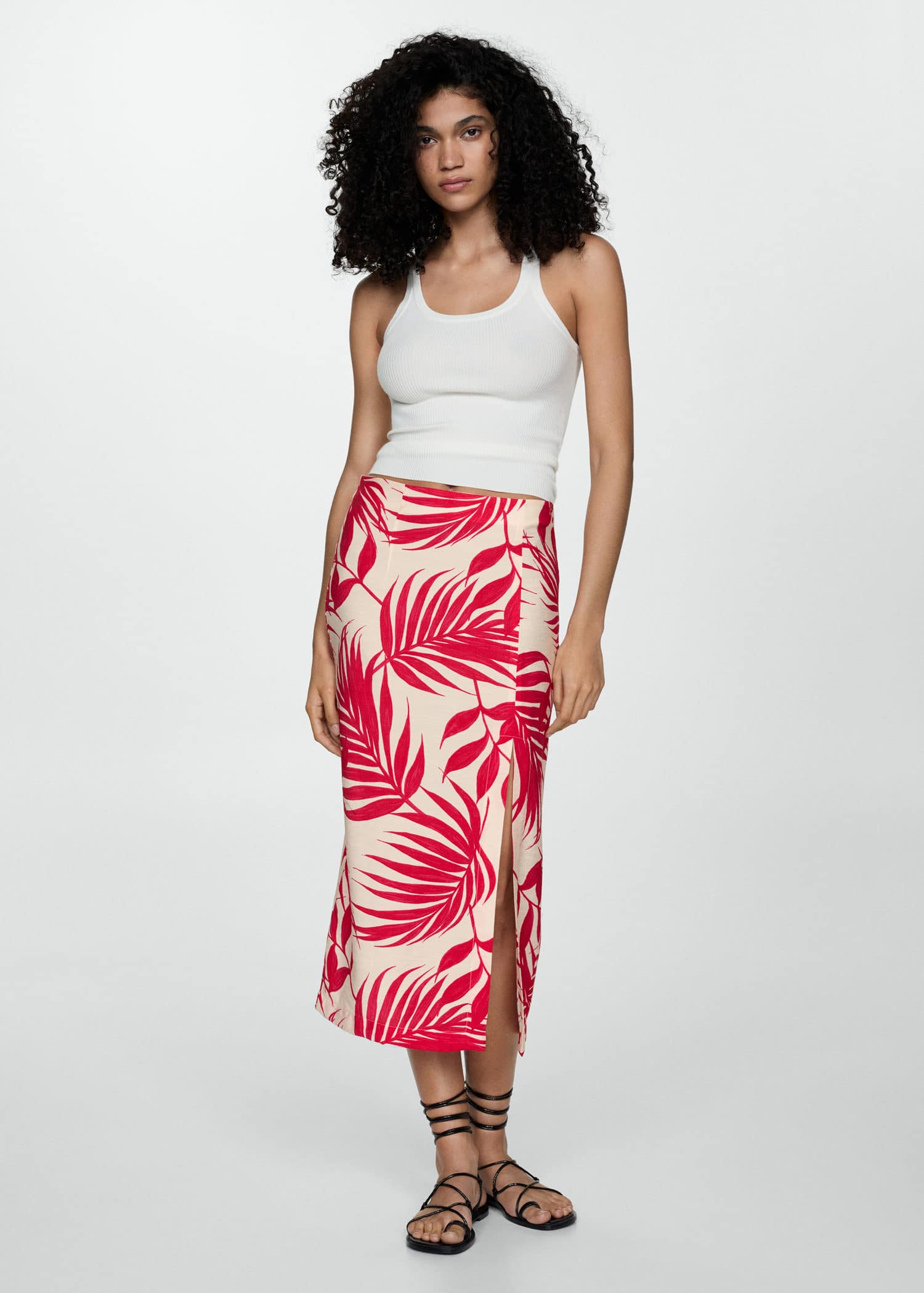 MANGO HAWAI 77040349-05 MANGO WOMEN SKIRT