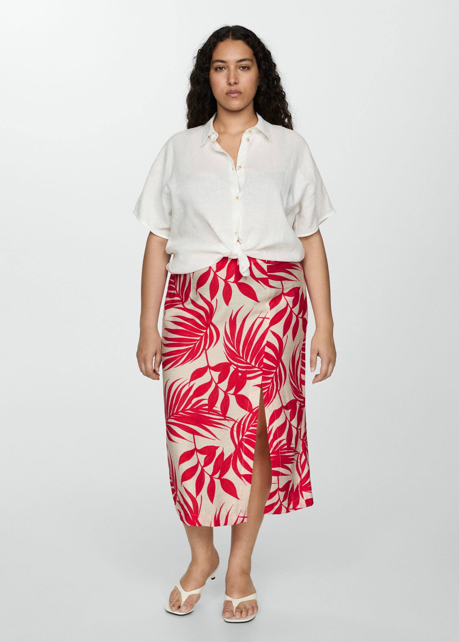 MANGO HAWAI 77040349-05 MANGO WOMEN SKIRT