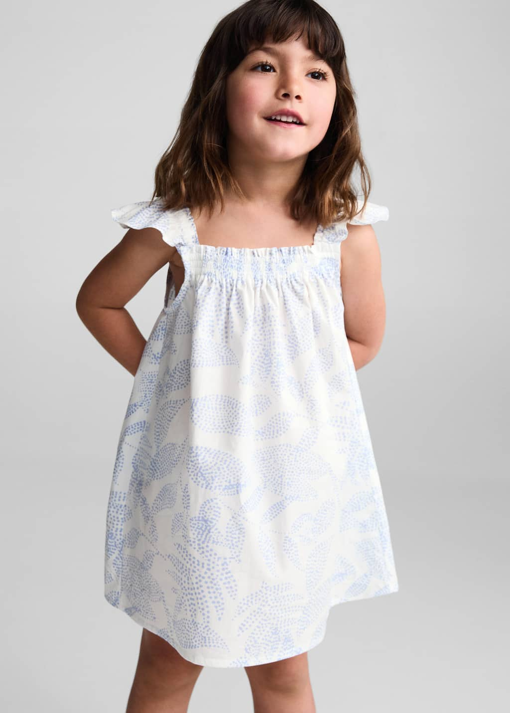 MANGO GUAYABA 77040367-02 MANGO KIDS BABY GIRL DRESS