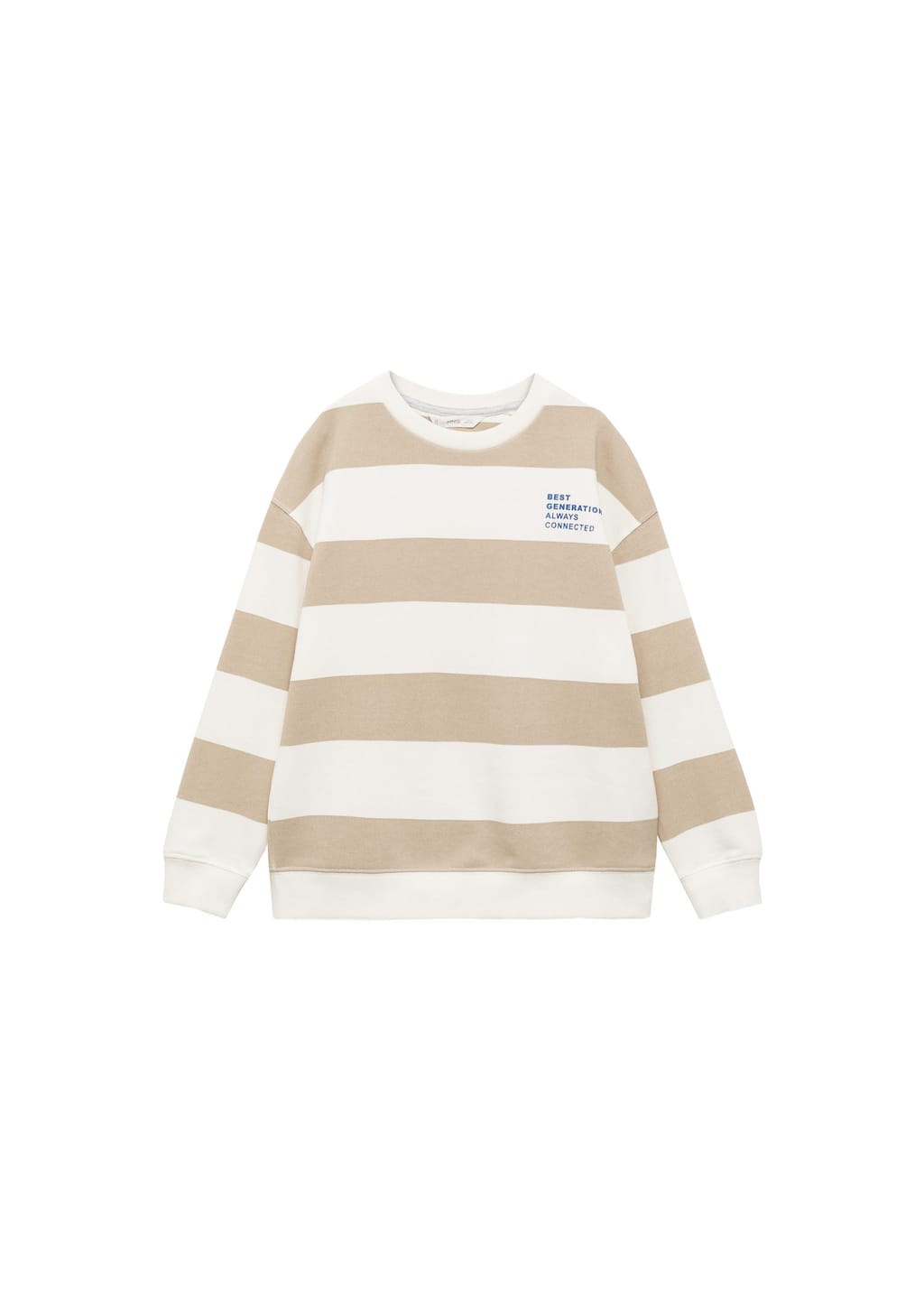 MANGO STRIPES7 77042922-07 MANGO KIDS BOY SWEATSHIRT