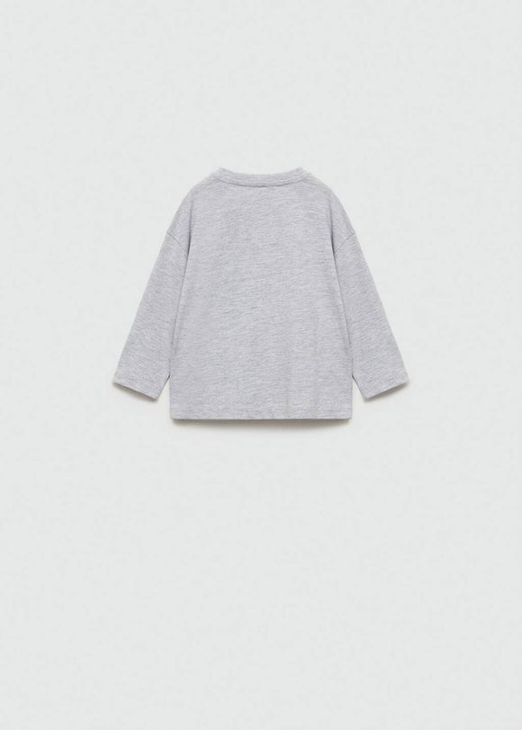MANGO BASICAB7 77043277-94 MANGO KIDS BABY BOY T-SHIRT LONG SLEEVE