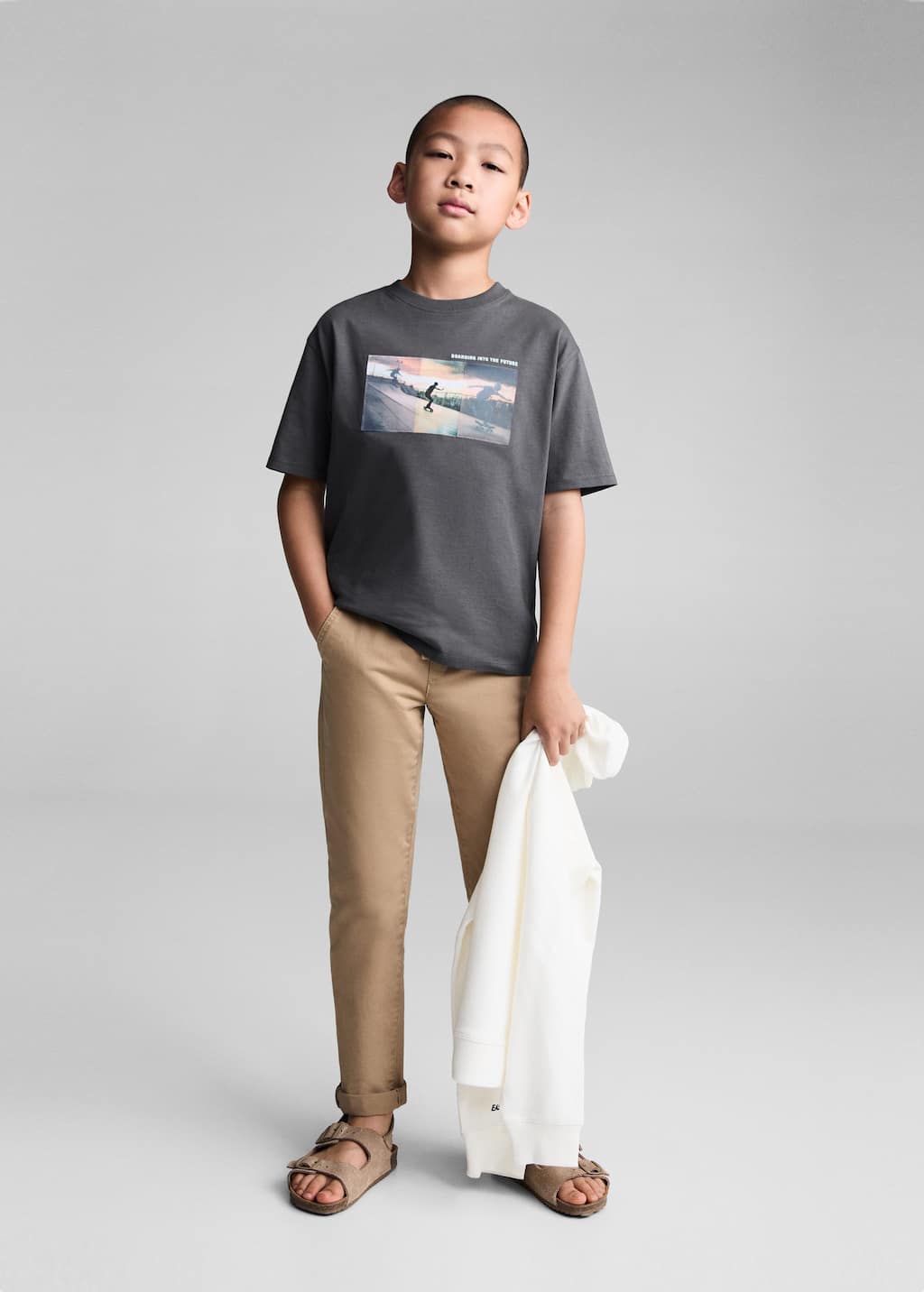 MANGO FUTURE 77043282-95 MANGO KIDS BOY T-SHIRT SHORT SLEEVE