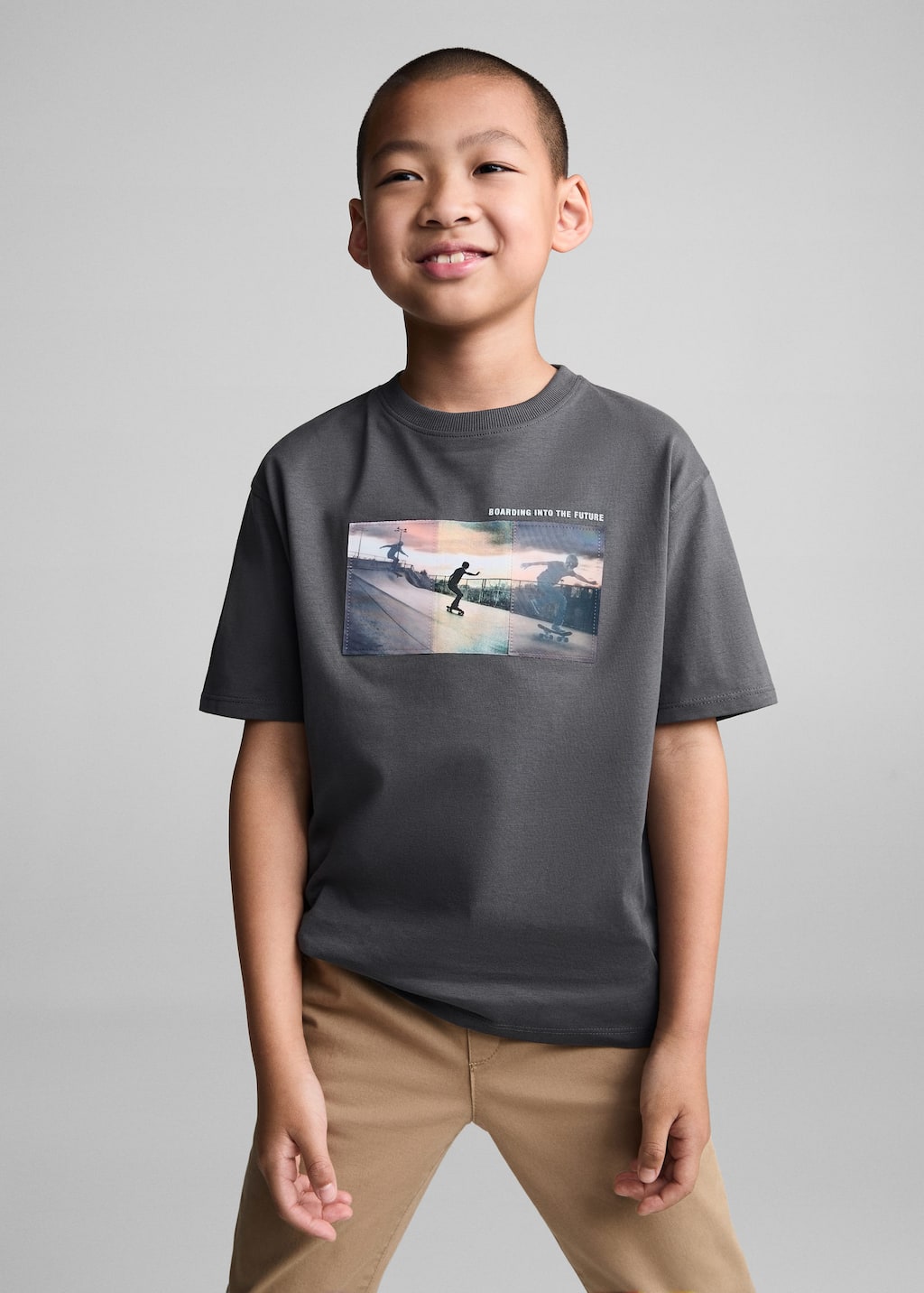 MANGO FUTURE 77043282-95 MANGO KIDS BOY T-SHIRT SHORT SLEEVE