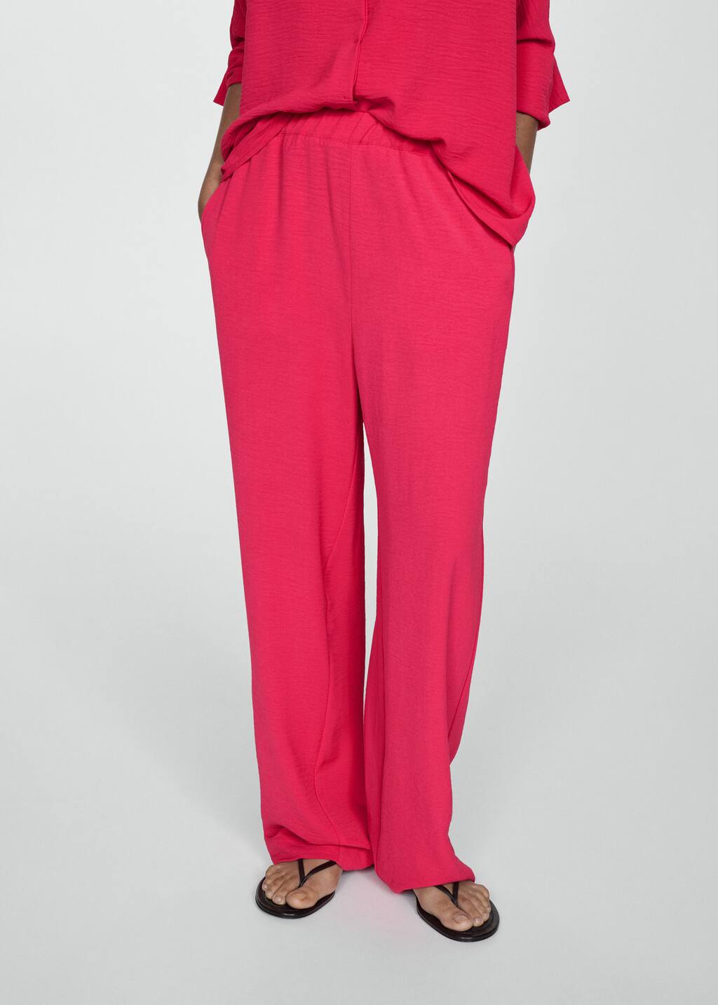 MANGO BURBUJA-A 77044012-74 MANGO WOMEN TROUSER