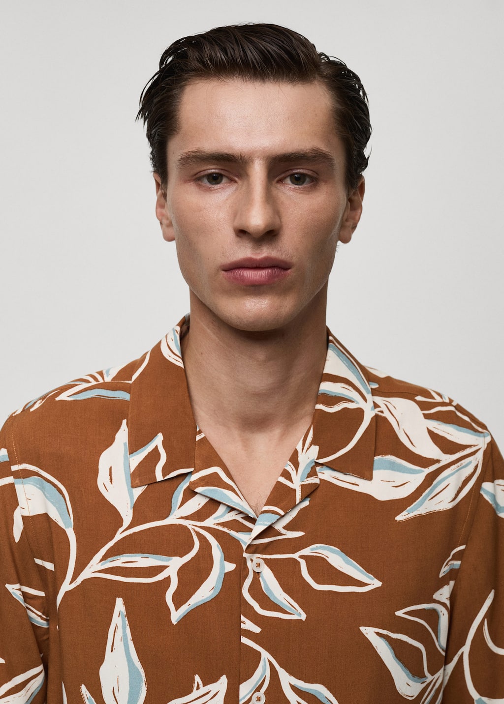 MANGO PALMA-H 77047702-30 MANGO MAN SHIRT SHORT SLEEVE