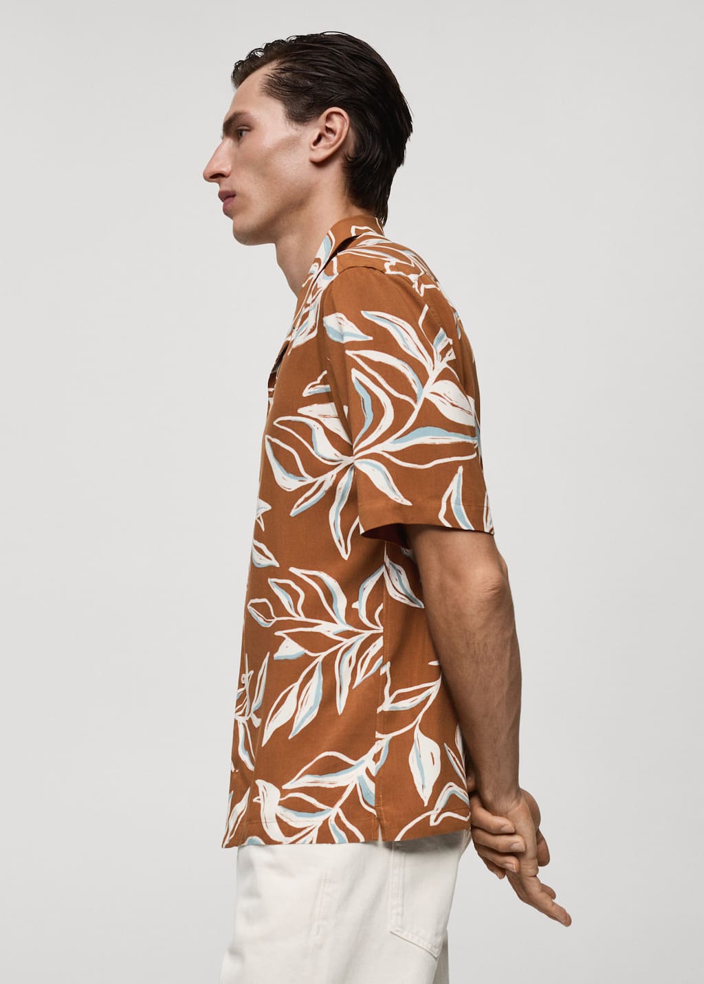 MANGO PALMA-H 77047702-30 MANGO MAN SHIRT SHORT SLEEVE