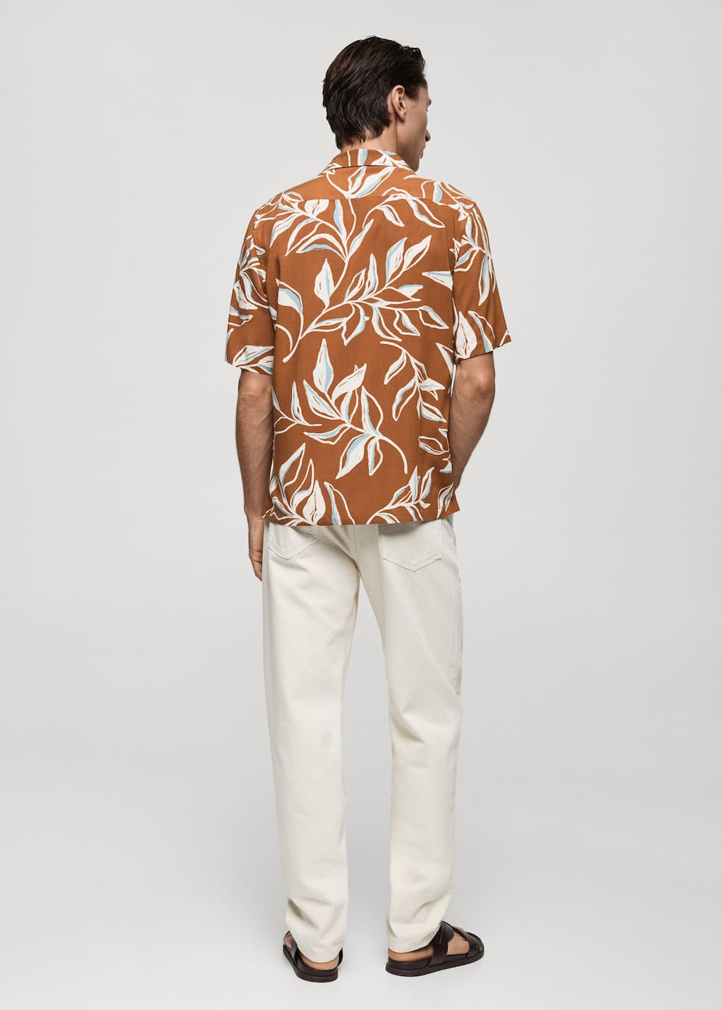 MANGO PALMA-H 77047702-30 MANGO MAN SHIRT SHORT SLEEVE