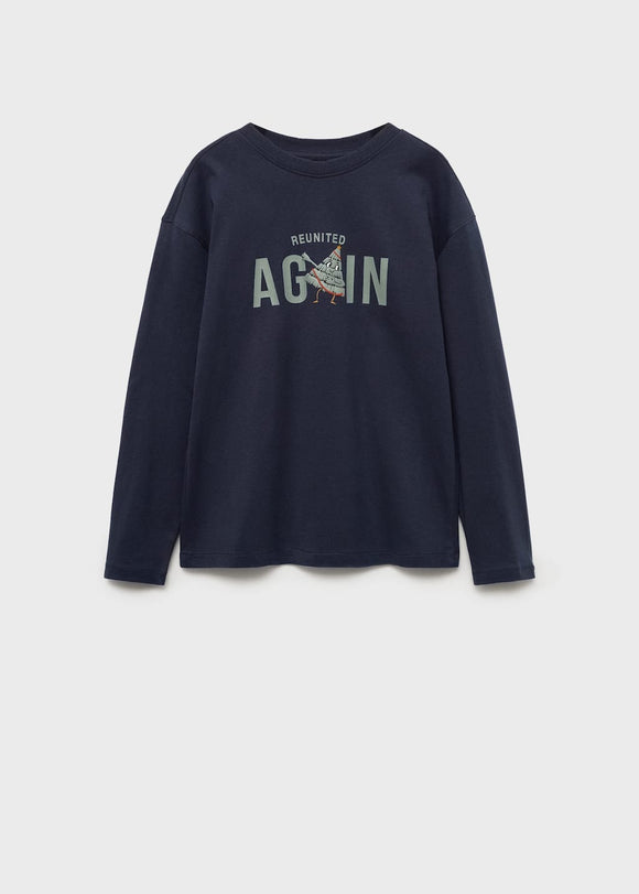 MANGO AGAIN 77049407-56 MANGO KIDS BOY T-SHIRT LONG SLEEVE