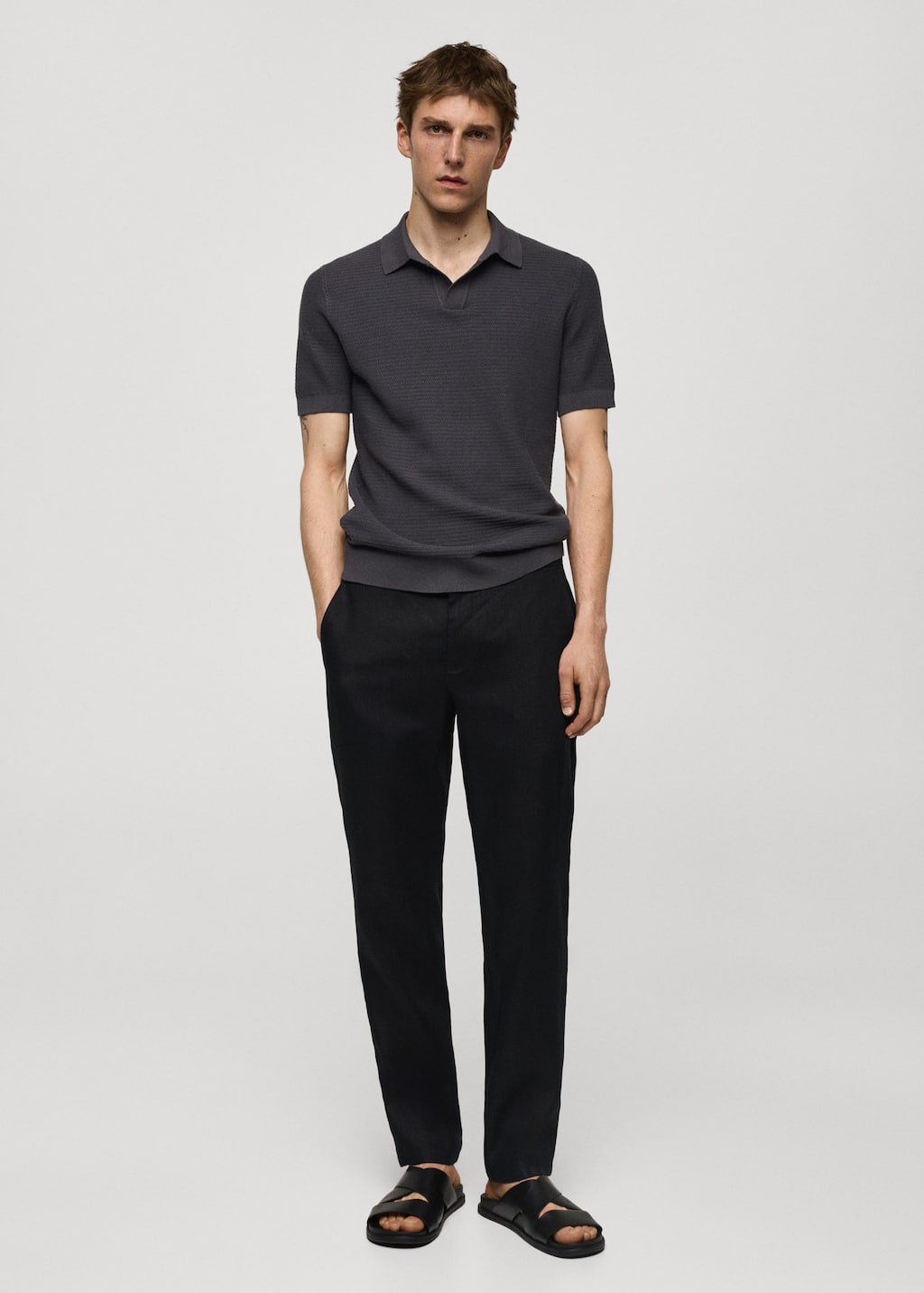 MANGO OYSTER 77050250-99 MANGO MAN TROUSERS